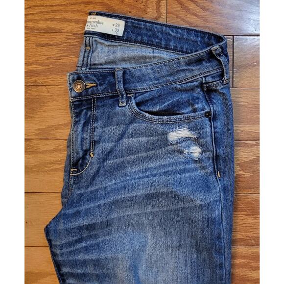 Abercrombie & Fitch Skinny Ankle jeans Blue Women’s Sz 29/31.5 - Picture 6 of 16
